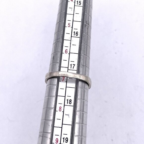 925 TH Sterling Silver CWZ Cubic Zirconia Statement Ring Size 7.25 - Picture 7 of 7